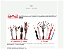 Tablet Screenshot of dazconductores.com.ar